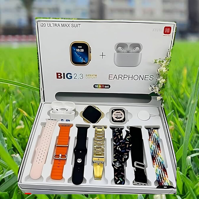 I20 Ultra Max Suit Smart Watch 2.3" HD Big Screen